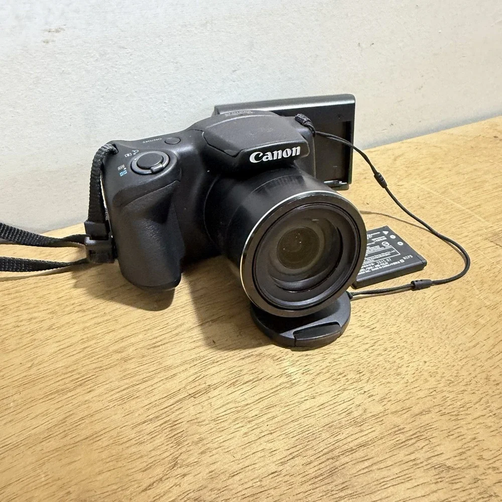 Canon PowerShot SX410 IS Digital Bridge Camera 20MP 40x Optical Zoom Black